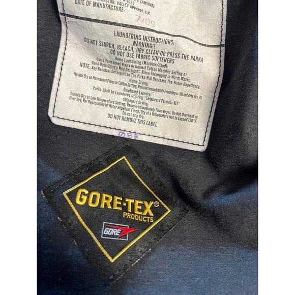 US Navy NWU Gore-Tex Cold Weather Digital Camouflage Parka Large Long Mens - Picture 4 of 16